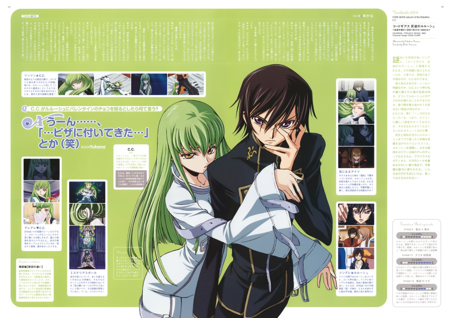 Kimura Takahiro Code Geass C C Cheese Kun Lelouch Lamperouge Nunnally